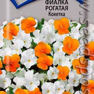 Фиалка рогатая Кокетка, Смесь, 0,1 г