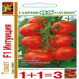 Томат Интуиция F1, ЦВ, 25 шт. 1+1